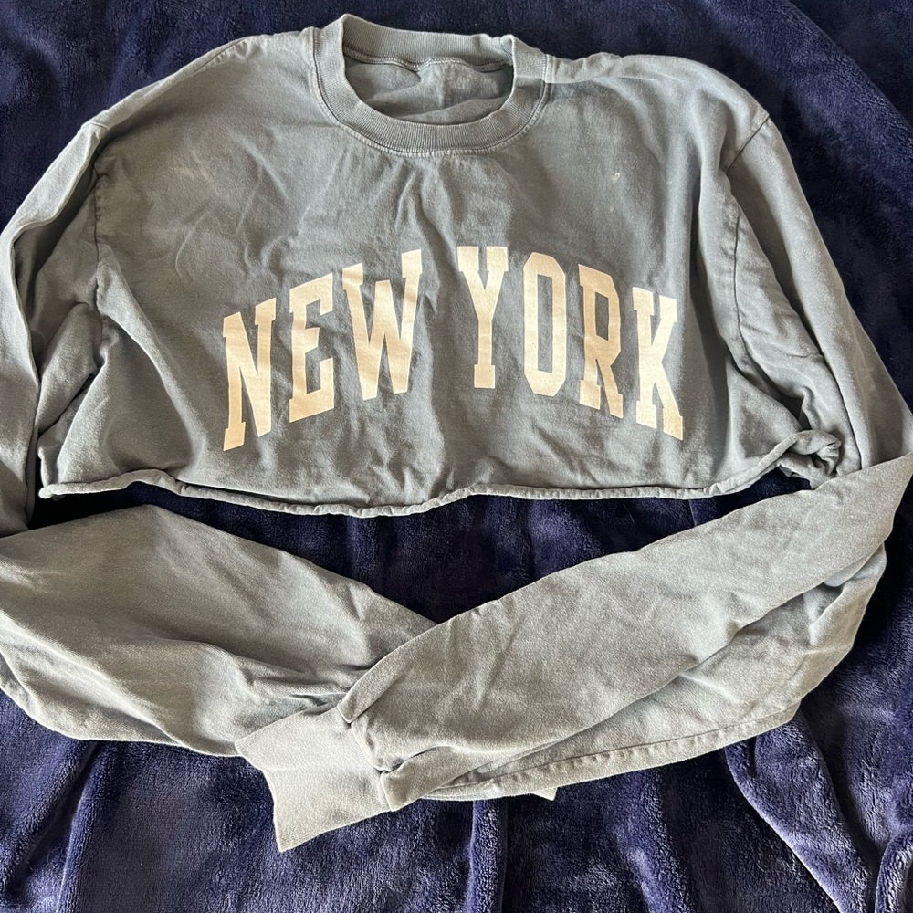 brandy melville new york crop top